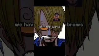 Why Sanji Doesn't Fight Women & His Eyebrows #shorts