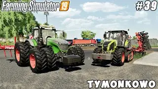 Picking straw, spreading manure, plowing, cultivation | Tymonkowo  | Farming simulator 19 | ep #39