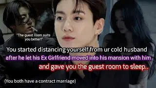 Jungkook ff When you started distancing yourself from your cold mafia husband after he let his ex..