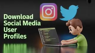 Node.js Express Project to Download Instagram,X/Twitter User Profile Posts in Browser Using JS