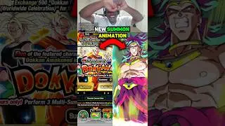 I got the NEW BROLY SUMMON ANIMATION on Dokkan Battle Worldwide Celebration! #dokkan
