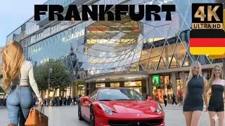 Frankfurt City walk and Love Lock Bridge Walk |Walking Tour Frankfurt Germany | #walking #frankfurt 