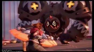 Metal Troll boss fight (kingdom hearts 3)