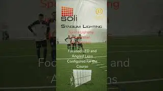 Professional LED Stadium Sports Field Lighting  إنارة الملاعب الرياضية LED | &Eacute;clairage de stade LED