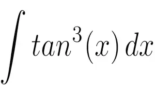 Integration of tan power three x | Integration of tan cube x | Maths class 12th