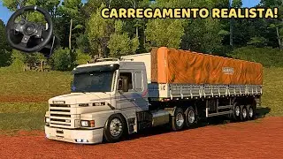 ETS2 - CARREGAMENTO DE BATATAS NO 113H. VOLANTE LOGITECH G920!
