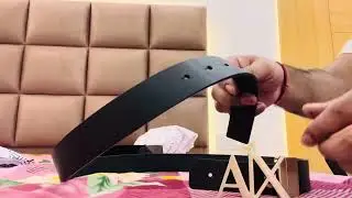 Armani Exchange Belt for Men - genuine Review and Unboxing 