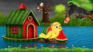 कार्टून | Birds Cartoon | Episode Rano | Chidiya Kauwa Wala Cartoon |Tuni Acchi Cartoon|Chichu TV