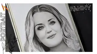 Drawing girl : Fanny  | Time Lapse 🎥 @marjorieportraitiste #art #portrait #realisticdrawing #draw