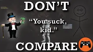 Comparing yourself to others is the best way to stay down