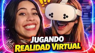 6 HORAS USANDO REALIDAD VIRTUAL con mi hermana - META QUEST ✨ KatyShei