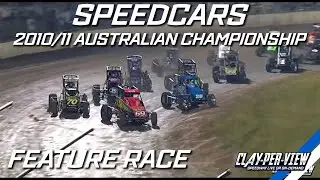 Speedcars | 2010/11 Australian Championship - Lismore - 19th Feb 2011 | ClayPerView Highlights