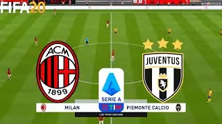 FIFA 20 | &laquo;Милан&raquo; &mdash; &laquo;Ювентус&raquo; &mdash; Серия А TIM &mdash; полный матч и игровой процесс