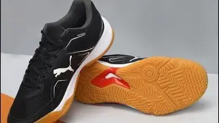 Puma solarflash badminton shoe for Men|Black  | #puma #badminton