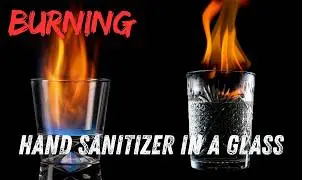 Burning| BURNING| A FIRE WITH SANITIZER | burning experiments| #shortvideo  #scienceexperiment