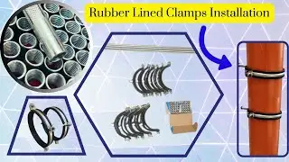 How to Install Rubber Lined Clamps | Pipe Clip Ko Lgany Ka Sahi Tareeqa | Pipe Hanging Solutions