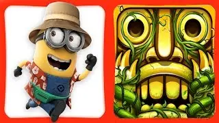 Temple Run 2 Lost Jungle vs Despicable Me: Minion Rush Epic Gameplay