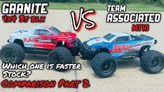 Arrma Granite 4x4 3s blx | vs. | Team Associated Mt10 | Pt. 2
