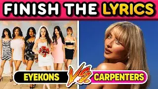 Finish The Lyrics Battle! 🎤 KATSEYE vs SABRINA CARPENTER vs RANDOM 🔥 Music Quiz 2026