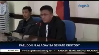 Faeldon detained indefinitely in Senate for contempt