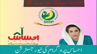 8171 BISP 12000 start |Ehsass cash program 2023 chek| New programs