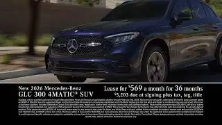 New 2026 Mercedes-Benz GLC 300 4MATIC&reg; SUV January Lease Offer
