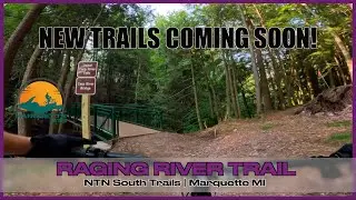 Marquette's Newest Trails| Carp River Falls | Raging River Trail in progress