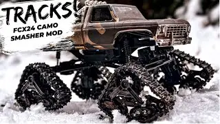Mini Monster Truck On Tracks! Batrazzi Tracks For The FMS FCX24