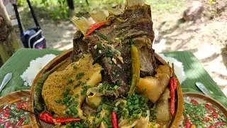 SOUP NO.5 GOTO w/ @tolbuloymukbang| MUKBANG | OUTDOOR COOKING |Team AgustinTV