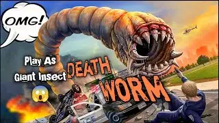 Tremors movie like game 😱 || Death Worm Gameplay Walkthrough (2D Game)