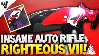 Destiny - Righteous VII Auto Rifle Review & Best Rolls! | Most Underrated Auto Rifle!