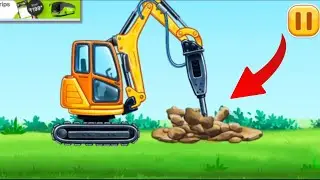 Truck games for kids -hydraulic hammer Android Gameplay
