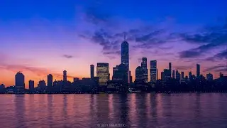 Ambient Timelapse of New York City Sunrise 4K