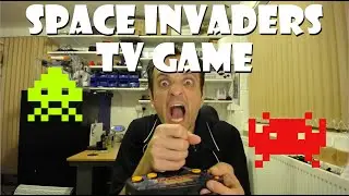 8 Bit Retro Space Invaders TV Game Review / Playthrough