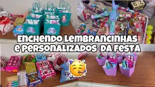 ENCHENDO LEMBRANCINHAS E PERSONALIZADOS PARA A FESTA 🥳🥳