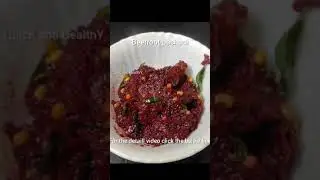 beetroot pachadi, quick and healthy