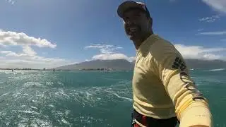 BRM Maliko para wing Maui foiling park with Brian & Tomoko - Kalama performance  Gofoil 1250 GT 17