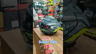 IGNYTE IGN-4 Trever ISI/DOT Certified Full Face Graphic Helmet with Outer Anti-Fog