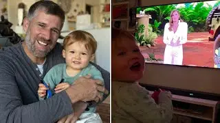 &ldquo;Vai dar beijinho &agrave; m&atilde;e&hellip;&rdquo;  Pedro Bianchi Prata mostra rea&ccedil;&atilde;o do filho ao ver Maria Botelho Moniz na