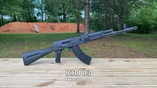 Shooting the Kalashnikov USA KR103 (AK-103 clone rifle)