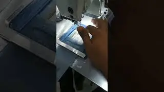 Label attach with pattern sewer machine-What a innovation!!