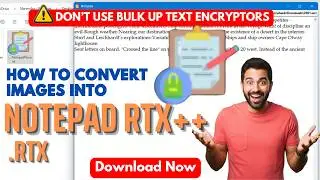 Notepad RTX++ Automatic Typing for Data Entry Projects | Image to Text