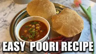 Perfect Puffy Poori Recipe | Crispy & Golden Poori Recipe at Home! | Street Style Puri in 10 Minutes