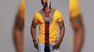 Latest African prints men T-shirts