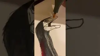 Drawing Therizinosaurus Vs Giganotosaurus From Jurassic World Dominion