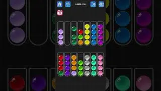 Ball Sort Puzzle by Guru Game: Levels 121, 122, 123, 124, 125