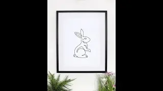 How to easy draw a cute Bunny for kids | RoboArt teaches |  #easydrawingtutorial #kidskearnigvideos