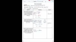 11/29 Scale Drawing Notes