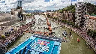 Artem Silchenko wins penultimate Tourstop in Bilbao, Spain - Red Bull Cliff Diving World Series 2014