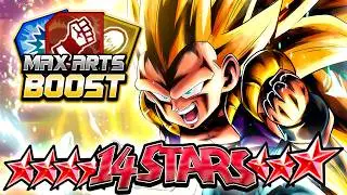 (Dragon Ball Legends) MAX ARTS BOOSTED ZENKAI TRANSFORMING SSJ3 GOTENKS DOES INSANE DAMAGE!